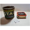 Image 2 : STAG AND THREE NUNS TOBACCO TIN CANS