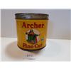 Image 1 : ARCHER 60 CENT TOBACCO TIN CAN