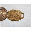Image 3 : 1941 B.C. CHAUFFEUR AND 1927 NEW YORK CHAUFFEUR TAGS