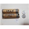 Image 1 : 1944 AND 1945 FULL ROLLS OF 5 CENT V NICKLES, 80 COINS\