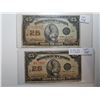 Image 1 : 1923 SHINPLASTERS 25 CENT NOTES, 2 DIFFERENT SIGNATURES