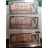 Image 1 : 1954 2 DOLLAR BANK NOTES, ALL DIFFERENT SIGNATURES