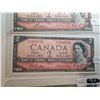Image 3 : 1954 2 DOLLAR BANK NOTES, ALL DIFFERENT SIGNATURES