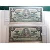 Image 1 : 1937 1 DOLLAR BANK NOTES, 2 DIFFERENT SIGNATURES