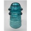 Image 3 : LOT OF 7 BLUE GLASS TELEPHONE INSULATORS (HEMINGRAY) (MADE IN U.S.A)