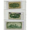Image 2 : SHEET OF PAPER MONEY INCLUDING: 1900 25 CENT SHINPLASTER, 1923 25 CENT SHINPLASTER AND 167 CANADA ON