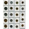 Image 1 : BINDER OF FOREIGN COINS ( 4 SHEETS) *80 IN TOTAL*