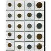 Image 2 : BINDER OF FOREIGN COINS ( 4 SHEETS) *80 IN TOTAL*
