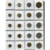 Image 4 : BINDER OF FOREIGN COINS ( 4 SHEETS) *80 IN TOTAL*