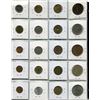 Image 6 : BINDER OF FOREIGN COINS ( 4 SHEETS) *80 IN TOTAL*