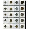 Image 8 : BINDER OF FOREIGN COINS ( 4 SHEETS) *80 IN TOTAL*