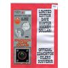 Image 1 : OFFICIAL ISSUE EDMONTON OILERS- DAVE HUNTER HOCKEY DOLLARS. 2 COINS IN ORIGINAL PACKAGING.