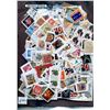 Image 1 : DOUBLE SIDED PACKAGE OF STAMPS, HUNDREDS OF PIECES