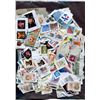 Image 2 : DOUBLE SIDED PACKAGE OF STAMPS, HUNDREDS OF PIECES