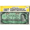 Image 1 : 1967 CANADIAN $1.00 BANK NOTE UNCIRCULATED