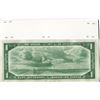 Image 2 : 1954 CANADIAN $1.00 BANK NOTE UNCIRCULATED