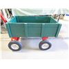 Image 1 : RED AND GREEN WAGON HANDMADE BY GORD BRAATEN