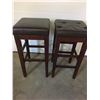 Image 1 : BARSTOOLS (CHERRY FINISH) *2 PIECES*