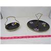 Image 1 : LOT OF 2 DESSERT PLATES (ORCHID) *PAISLEY*