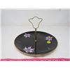 Image 2 : LOT OF 2 DESSERT PLATES (ORCHID) *PAISLEY*