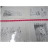 Image 1 : LOT OF 4 ORIGINAL PENCIL SKETCHES (JANET LECLAIR)
