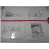 Image 2 : LOT OF 4 ORIGINAL PENCIL SKETCHES (JANET LECLAIR)