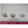 Image 2 : LOT OF TEN RINGS (SOME STERLING SILVER)