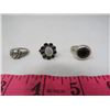 Image 3 : LOT OF TEN RINGS (SOME STERLING SILVER)