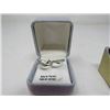 Image 2 : LOT OF JEWELERY ( 2 STERLING SILVER RINGS) *1 PAIR OF EARRINGS*