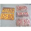 Image 1 : LOT OF 5 SASK LICENSE PLATES (1967 X 2, 1973 X 3)