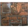 Image 2 : PRESS PRINT PLATES (LEAD) *ADVERTISING