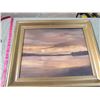 Image 2 : FRAMED PAINTING  "EVENING FALLS ON EMMA LAKE" (ANTOINETTE HOULE)