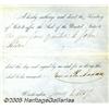 Image 2 : James Buchanan 1857 Framed Document Signed as Pre