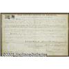 Image 1 : Attractive 1858 Land Grant Signed by President Ja