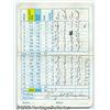 Image 1 : Dwight D. Eisenhower Signed Golf Score Card! A tr