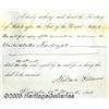 Image 2 : Millard Fillmore Framed Document Signed as Presid
