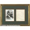 Image 1 : James Garfield Framed Image and ALS to John Sherm