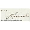 Image 2 : Abraham Lincoln Note as President, 1861 Autograph