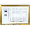 Image 1 : Framed Ship's Papers Document in Four Languages, 