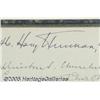 Image 2 : Winston Churchill and Harry S. Truman Their signa