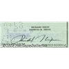 Image 2 : Richard M. Nixon Signed Check, 1979 Rare partly-p