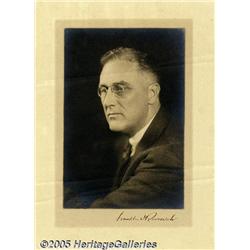Exceptional Franklin D. Roosevelt Signed Photo as