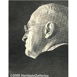 Harry S. Truman Signed Portrait Harry S. Truman, 