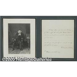 Martin VanBuren Document Signed as President, 182