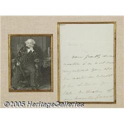 Martin VanBuren Letter Written Soon Before His No
