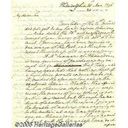 George Washington Autograph Letter Signed as Pres
