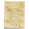 Image 2 : Aaron Burr Autograph Letter Signed Written on Boa
