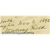 Image 2 : Justice Stephen J. Field Autograph Statement Sign