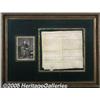 Image 1 : Patrick Henry Framed 1786 Document Signed with Po