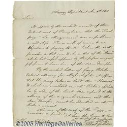 Albert Gallatin 1802 Autograph Letter Signed "Alb